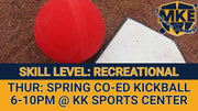 Thursday Spring Co-Ed Kickball (7 Weeks) [RECREATIONAL]