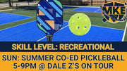 Sunday Summer Co-Ed Doubles Pickleball (7 Weeks) [RECREATIONAL]