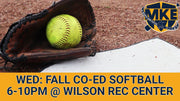 Wednesday Fall Co-Ed 12-Inch Softball (7 Weeks)