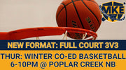 Thursday Winter Co-Ed Full Court 3v3 Basketball (6 Weeks)