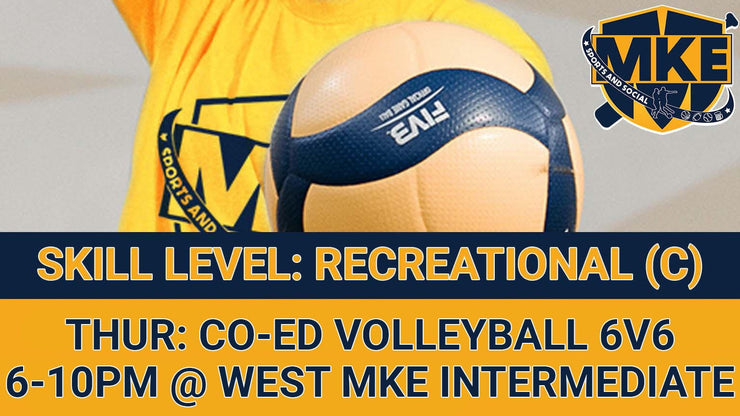 Thursday Winter 6v6 Co-Ed Indoor Volleyball (6 Weeks) [RECREATIONAL (C)]