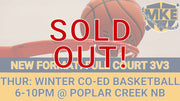 Thursday Winter Co-Ed Full Court 3v3 Basketball (6 Weeks)