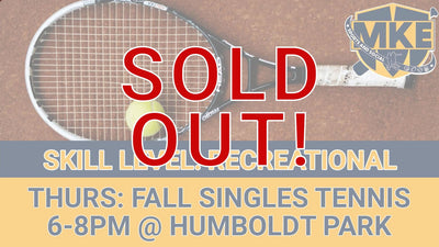 Tennis Singles League Milwaukee