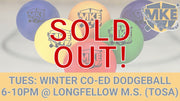 Tuesday Winter Co-Ed Dodgeball (6 Weeks) *WAUWATOSA*